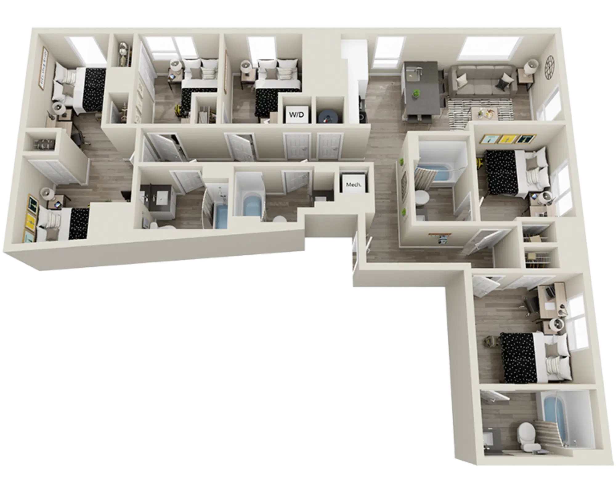 The Mark, Los Angeles – Room in 5 Bedroom 4 Bathroom | E6A
