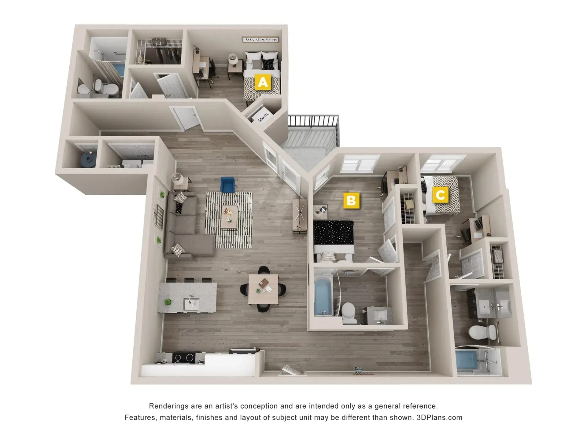 The Standard Eugene, Eugene – Room in a 3 Bed 3 Bath | Oak - 3x3