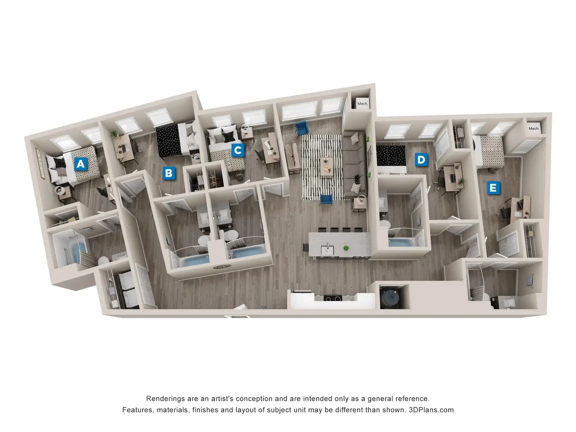 The Standard Eugene, Eugene – Room in a 5 Bed 5 Bath | Elliott - 5x5