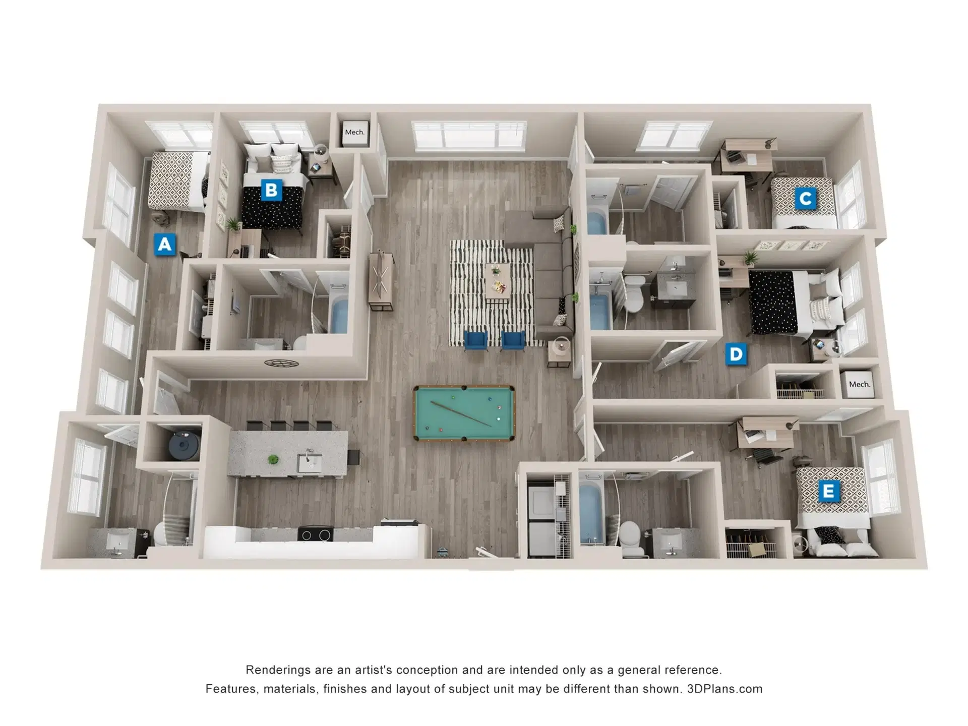 The Standard Eugene, Eugene – Room in a 5 Bed 5 Bath | Fraser - 5x5