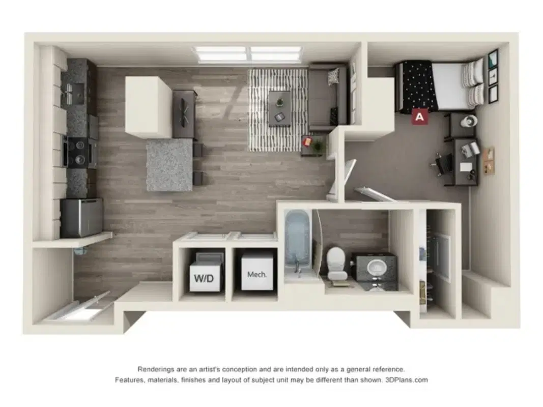 The Mark Atlanta, Atlanta – 1 Bed 1 Bath | The Ansley 1x1