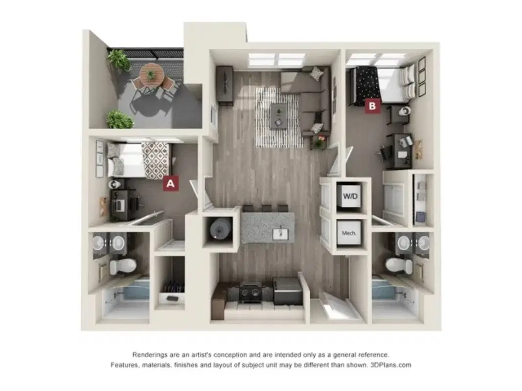 The Mark Atlanta, Atlanta – Room in a 2 Bed 2 Bath | The Buckhead 2x2