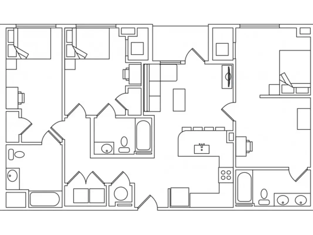 The Standard Atlanta, Atlanta – Room in a 3 Bed 3 Bath | Camden - 3x3
