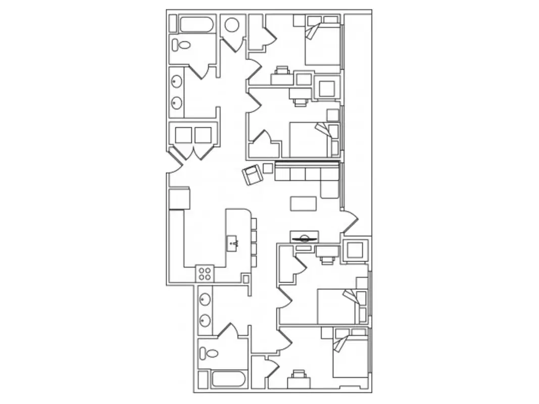 The Standard Atlanta, Atlanta – Room in a 4 bed 2 bath | Deerwood - 4x2