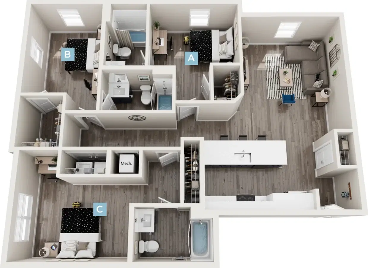 Standard Four Corners, Mansifeld – 3 Bed 3 Bath | Camellia I - Balcony