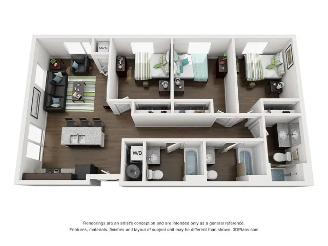 The Arrow, Minneapolis – Room in 3 Bedroom 3 Bathroom | 3.3S-Furnished