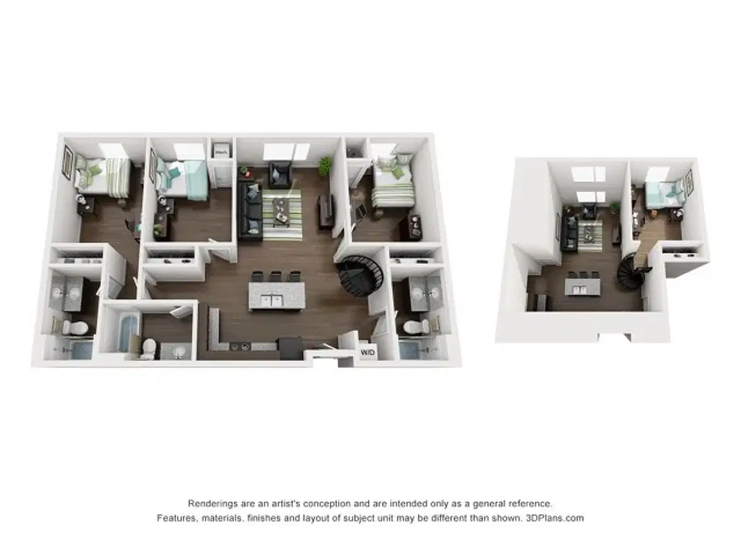 The Arrow, Minneapolis – Room in 4 Bedroom 3 Bathroom | 4.3 Loft-Furnished