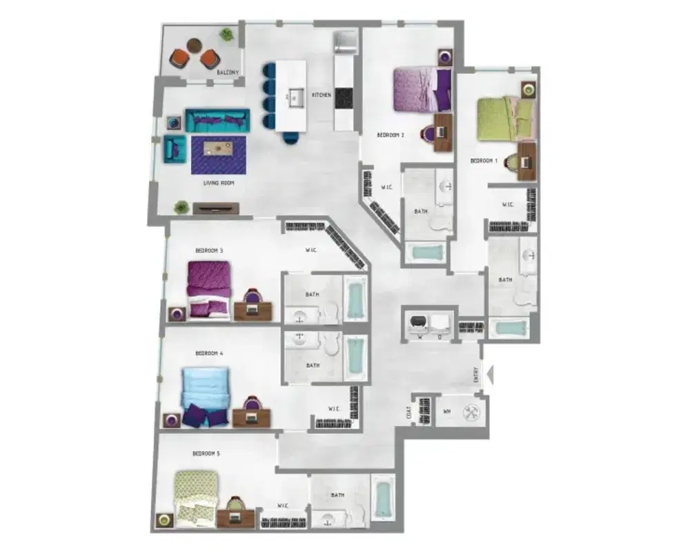 Traditions 50, Tuscaloosa – 5 Bed 5 Bath | E2