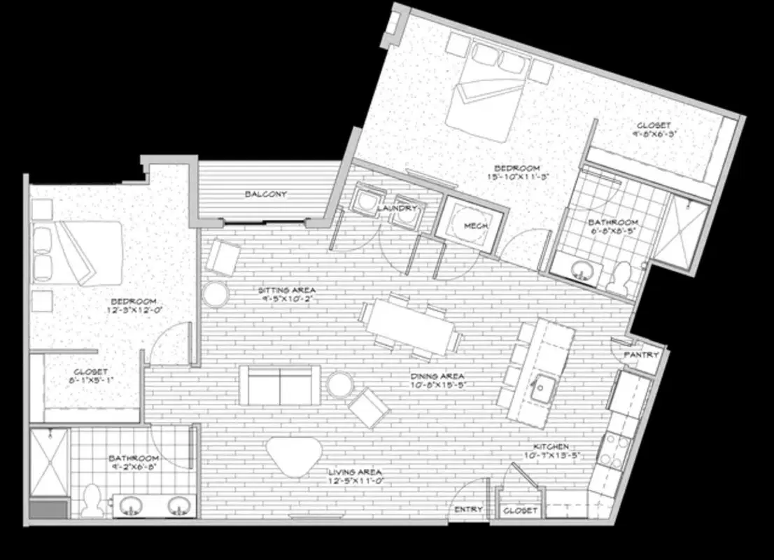The Jerome, Columbus – 2 Bed 2 Bath | C.12