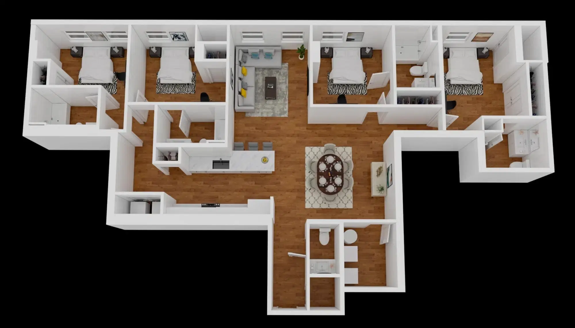 The Ross, Salisbury – Room in 4 Bedroom 4.5 Bathroom | D6