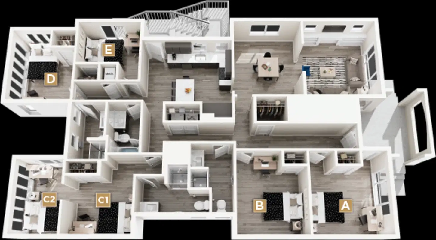 The Standard Los Angeles, Los Angeles – Room in 5 Bedroom 4 Bathroom | BF1
