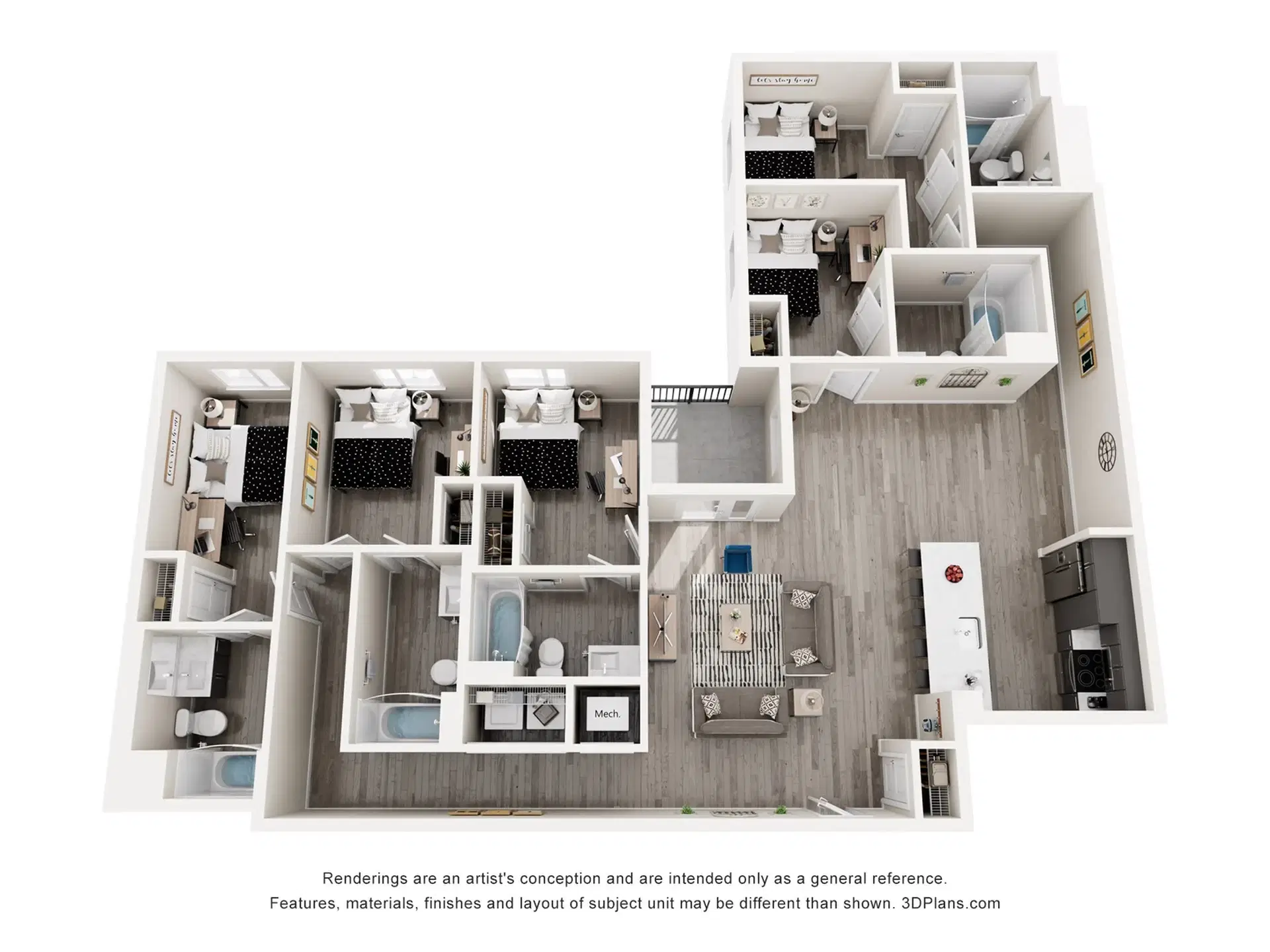 The Standard Los Angeles, Los Angeles – Room in 5 Bedroom 5 Bathroom | Eastlake B