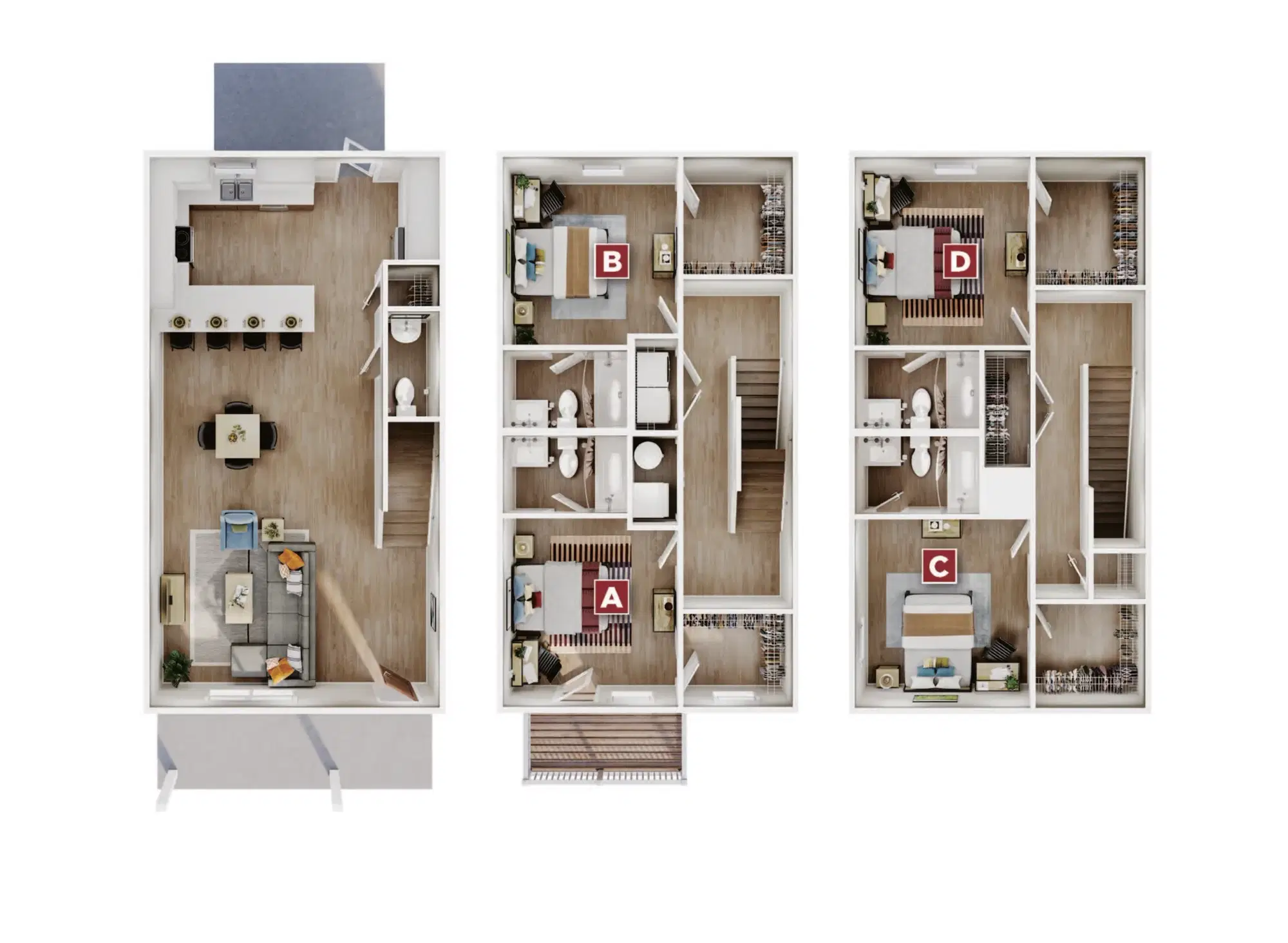 Narrative at Columbia, Columbia – Room in a 4 Bedroom 4.5 Bathroom - Milledge B