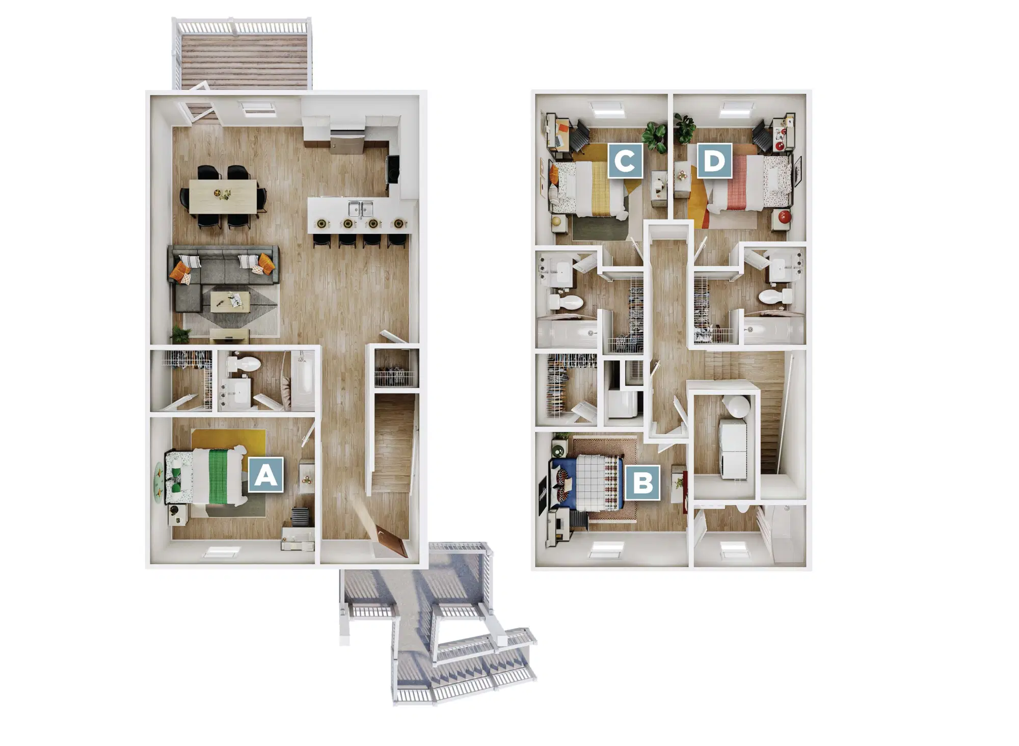 Narrative at Columbia, Columbia – Room in a 4 Bedroom 4 Bathroom - Woodbury Townhome