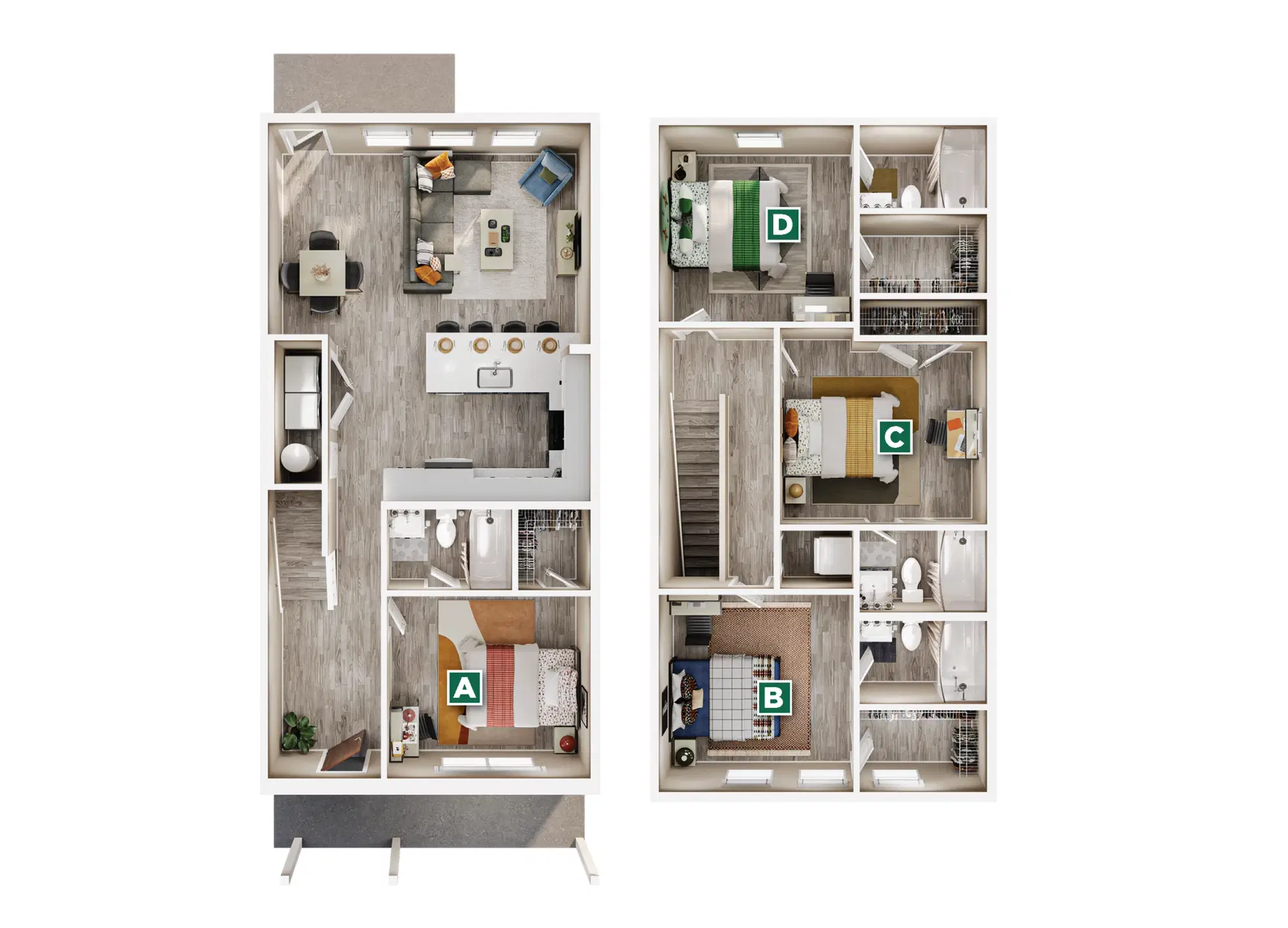 The Retreat Bunn Hill, New York – Room in a 4 Bedroom 4 Bathroom - Lumpkin A