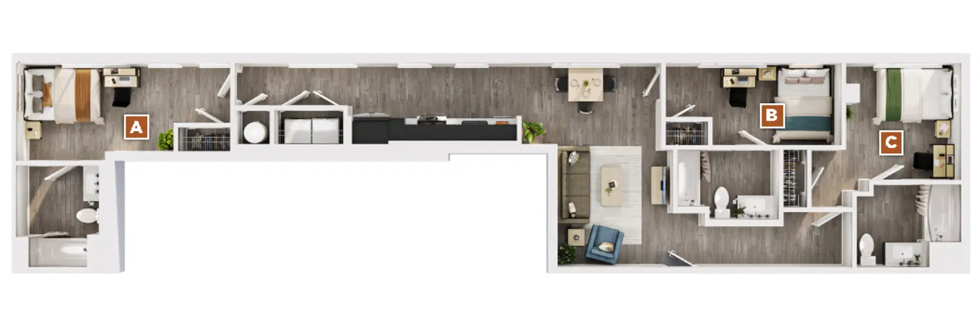 The Standard Syracuse, Syracuse – Room in 3 Bedroom 3 Bathroom | Chester