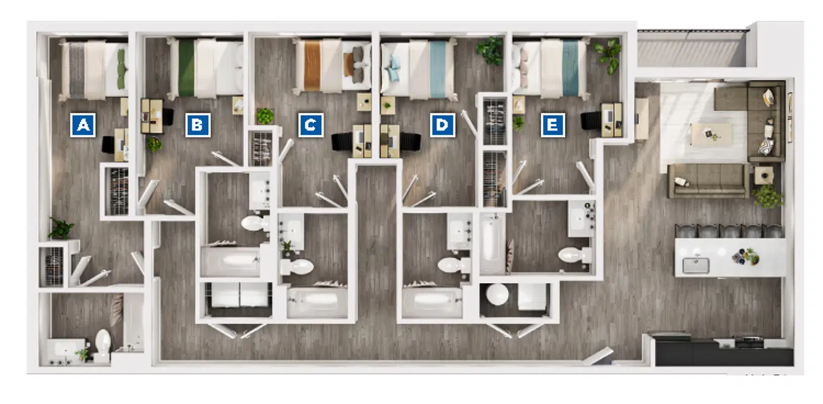 The Standard Syracuse, Syracuse – Room in 5 Bedroom 5 Bathroom | Elmwood 1