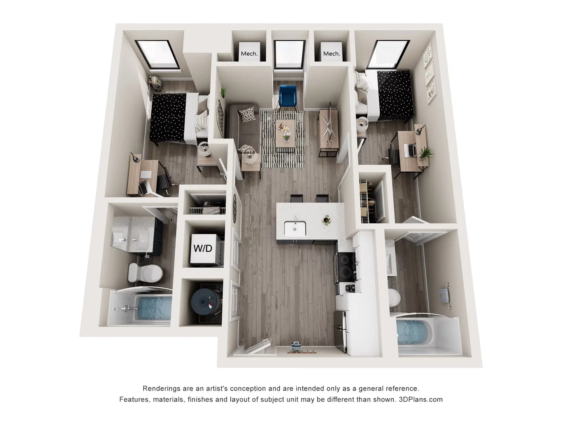 The Mark Philadelphia, Philadelphia – Room in 2 Bedroom 2 Bathroom | Chancellor