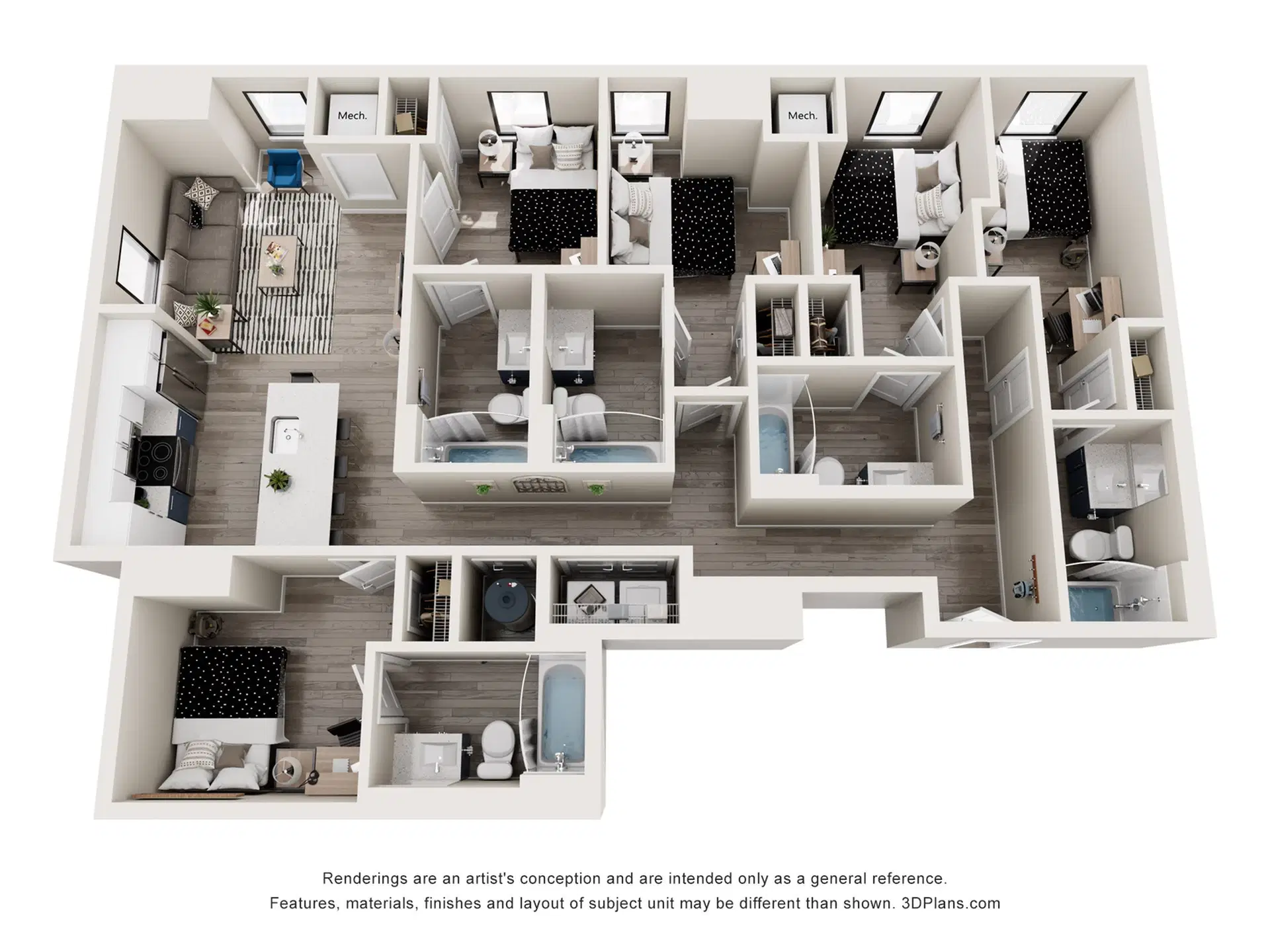 The Mark Philadelphia, Philadelphia – Room in 5 Bedroom 5 Bathroom | Waverly