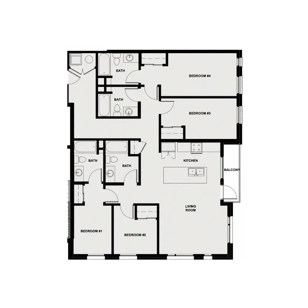 The Fifty, Bloomington – 4 Bed 4 Bath