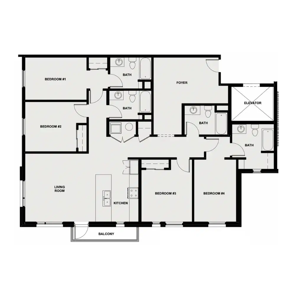 The Fifty, Bloomington – 4 Bed 4 Bath
