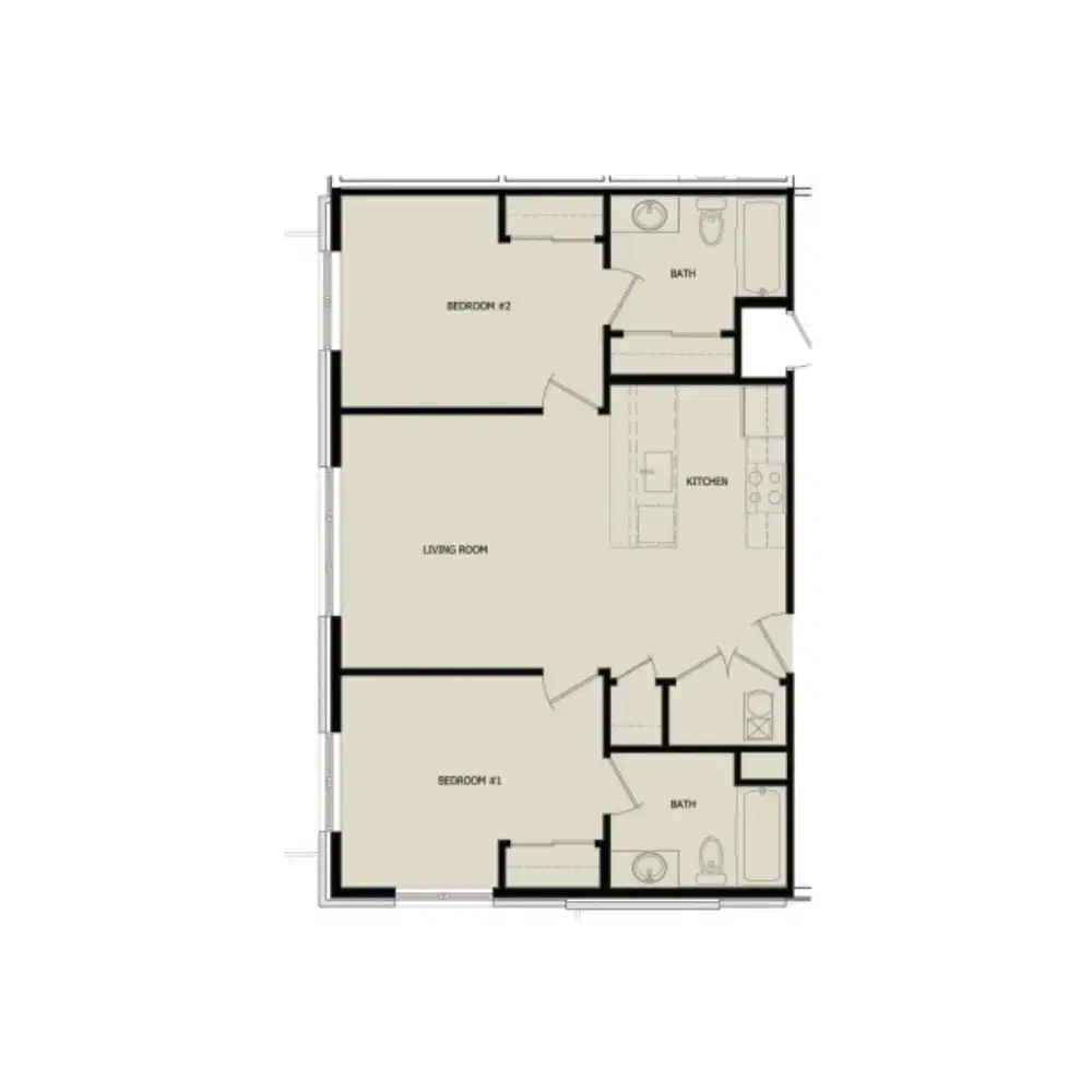 Crimson Corner, Bloomington – 2 Bed 2 Bath