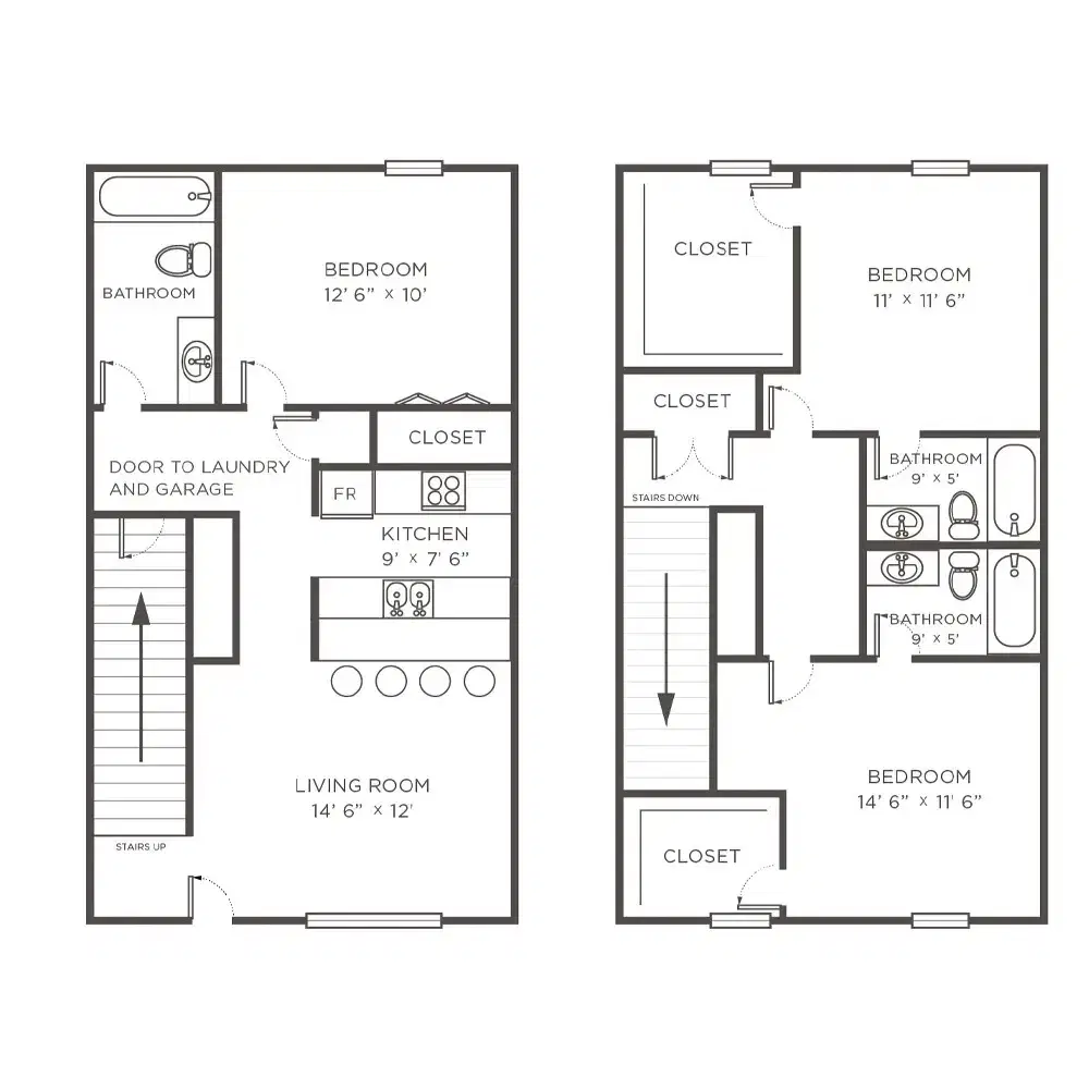 University Manors, Bloomington – 3 Bed 3 Bath