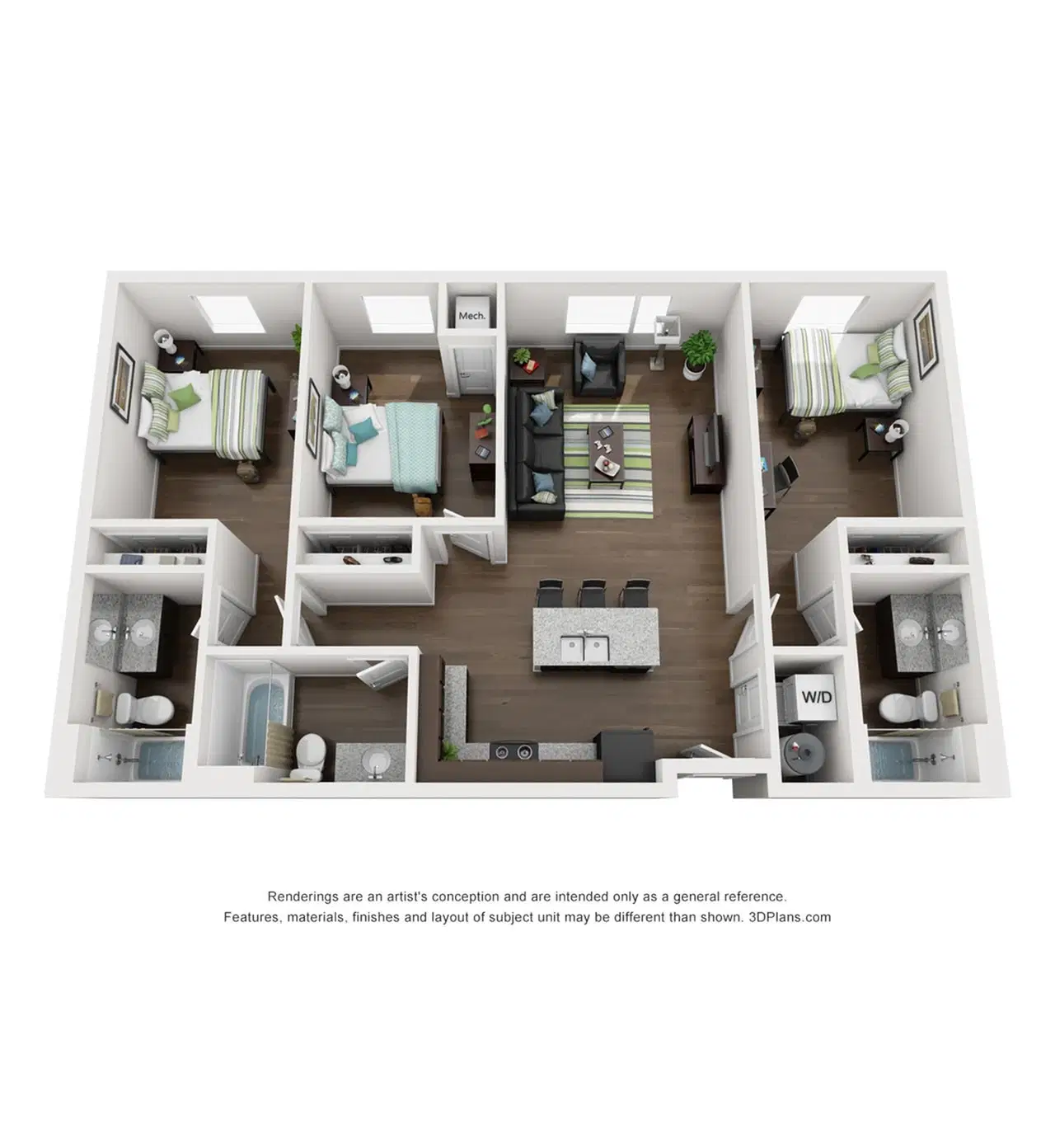 The Arrow, Minneapolis – Room in 3 Bedroom 3 Bathroom | 3.3-Furnished