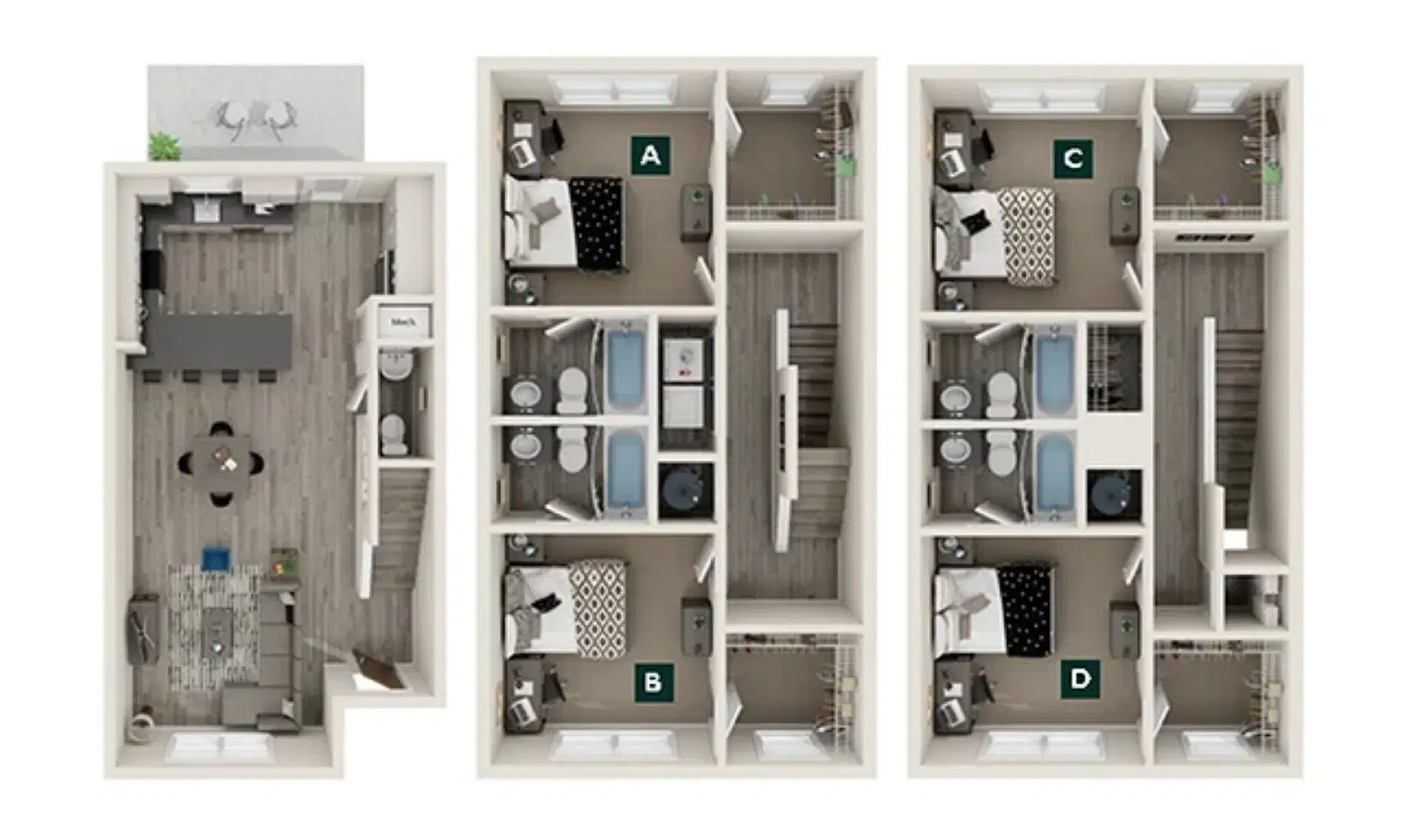 The Retreat, Fayetteville – Room in a 4 Bedroom 4.5 Bathroom | Cloverhurst B