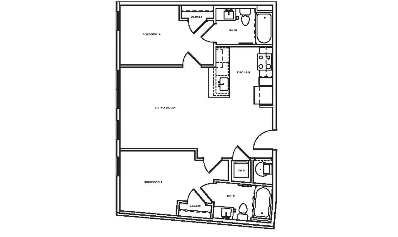 The Mark, Knoxville – Room in a 2 Bedroom 2 Bathroom | B11