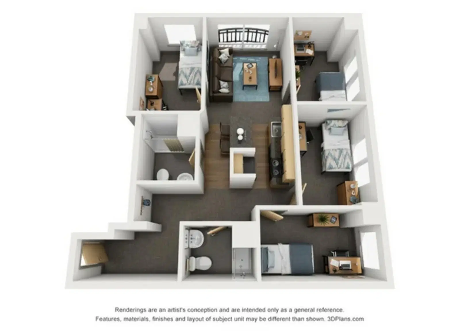 Saga Ann Arbor, Ann Arbor – Room in a 4 Bedroom 2 Bathroom | D1A