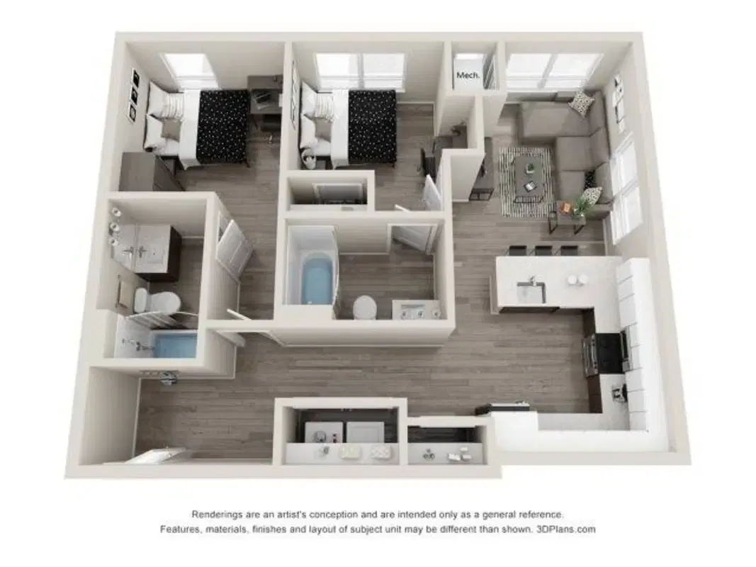 The Standard at Ann Arbor, Ann Arbor – Room in a 2 Bed 2 Bath | Basswood