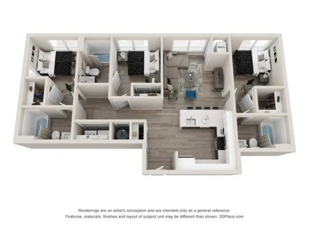 The Standard at Ann Arbor, Ann Arbor – Room in a 3 Bed 3 Bath | Cedar