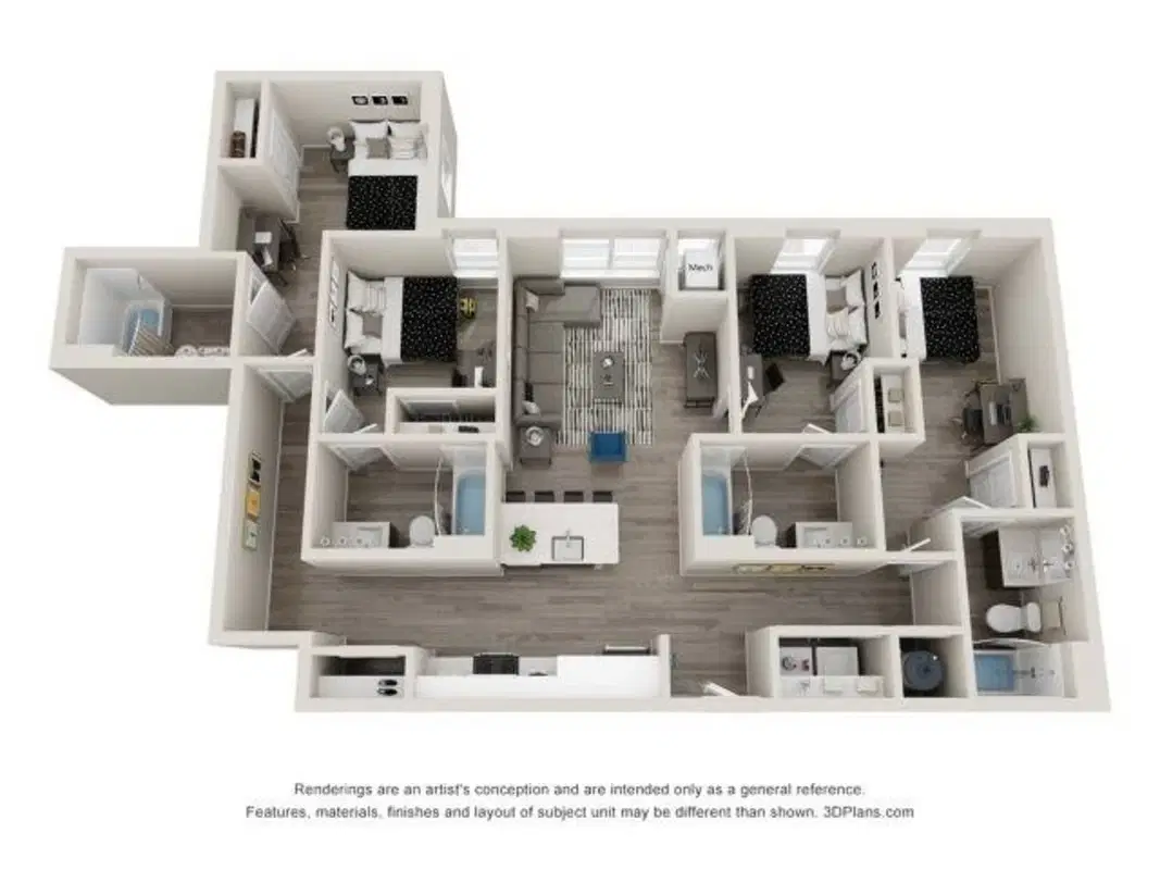 The Standard at Ann Arbor, Ann Arbor – Room in a 4 Bed 4 Bath | Dove