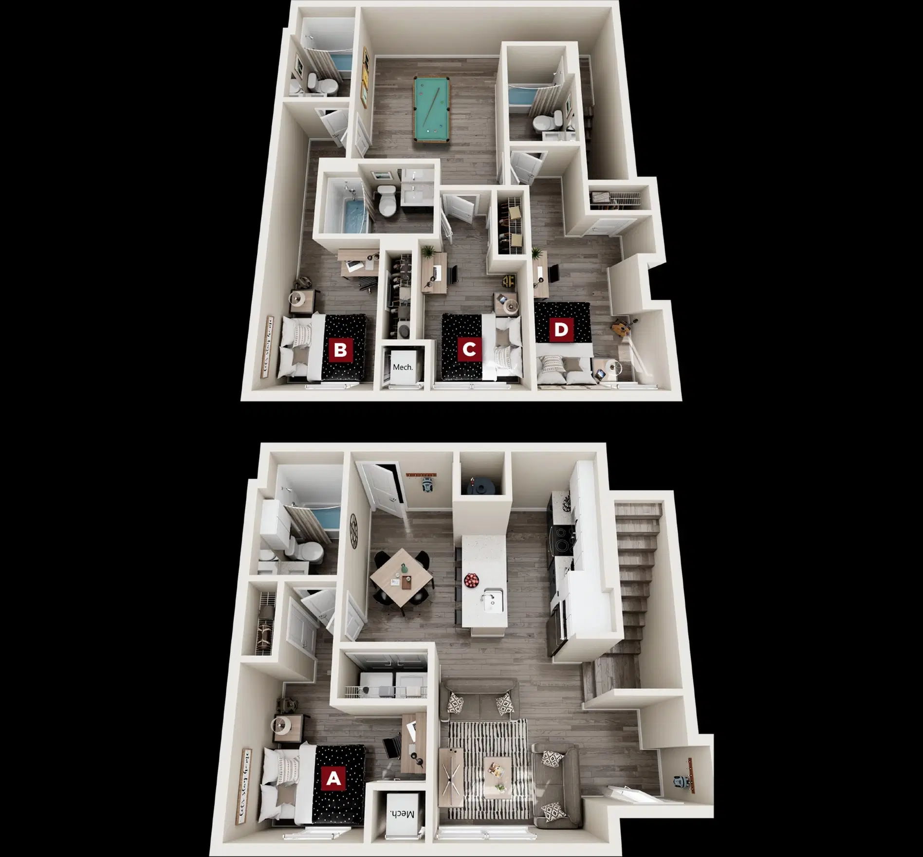 The Standard, Dinkytown, Minneapolis – 4 Bed 4 Bath | Oaks II