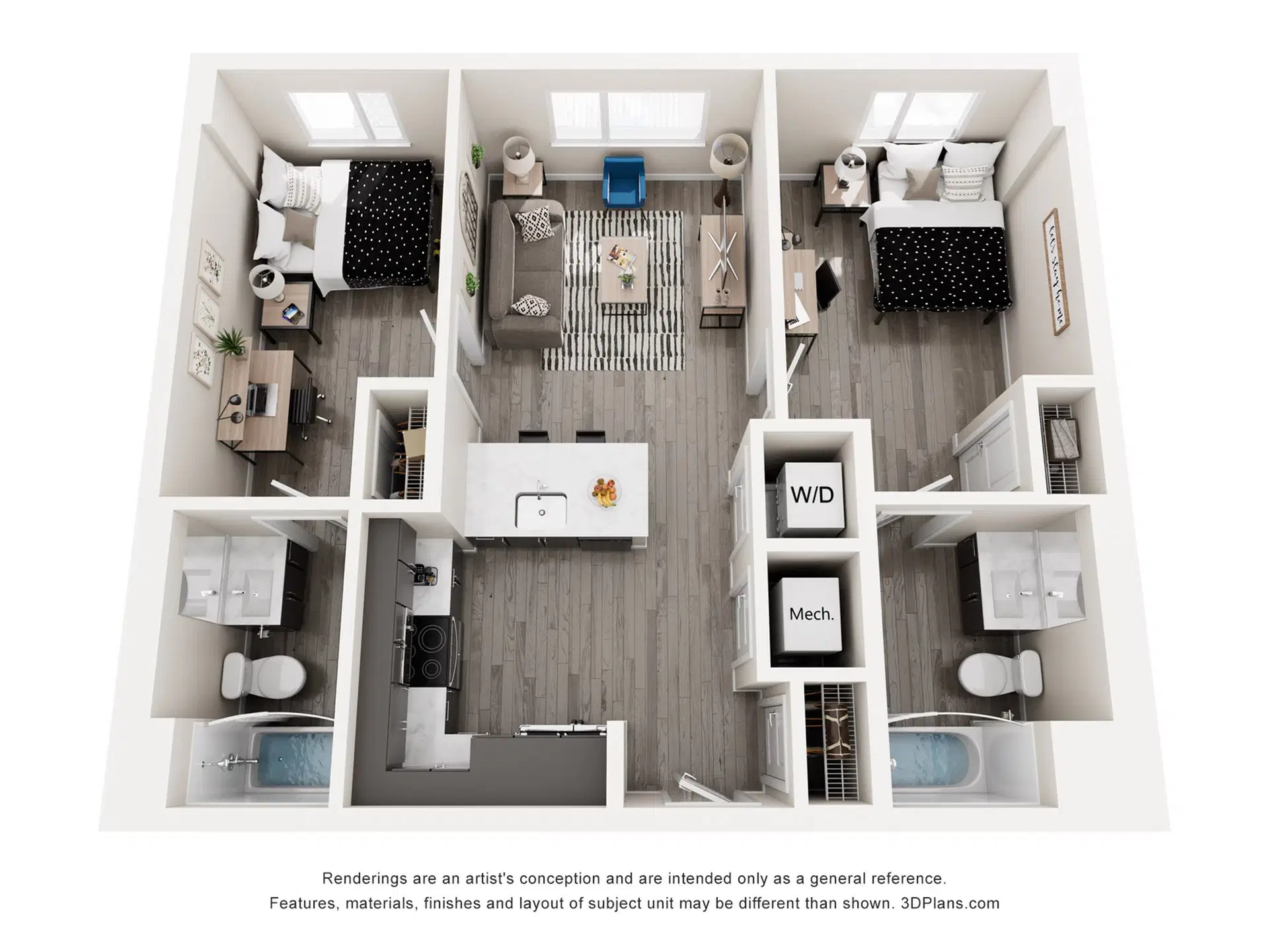 The Standard Los Angeles, Los Angeles – Room in 2 Bedroom 2 Bathroom | Birch