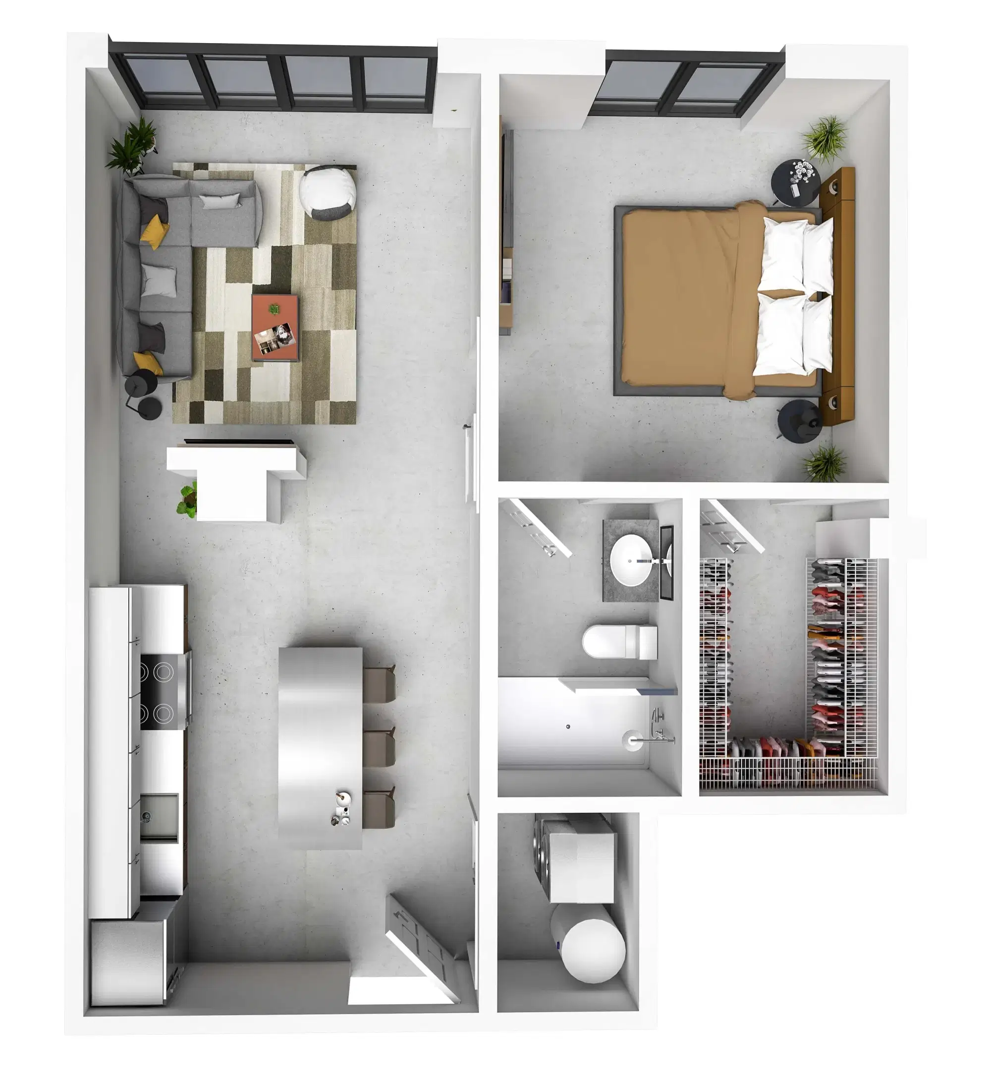 The View on Grant, Columbus – Room in 1 Bedroom 1 Bathroom | A1