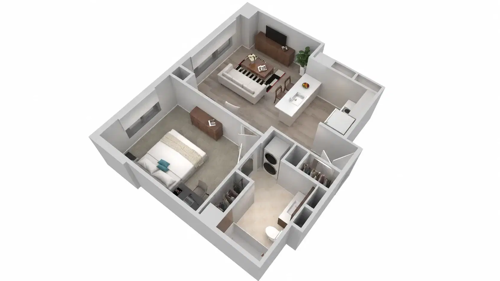 Haven on K, Washington – 1 Bed 1 Bath | A1