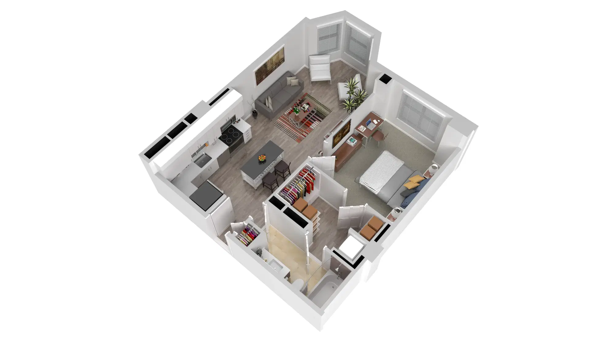 Haven on K, Washington – 1 Bed 1 Bath | A13