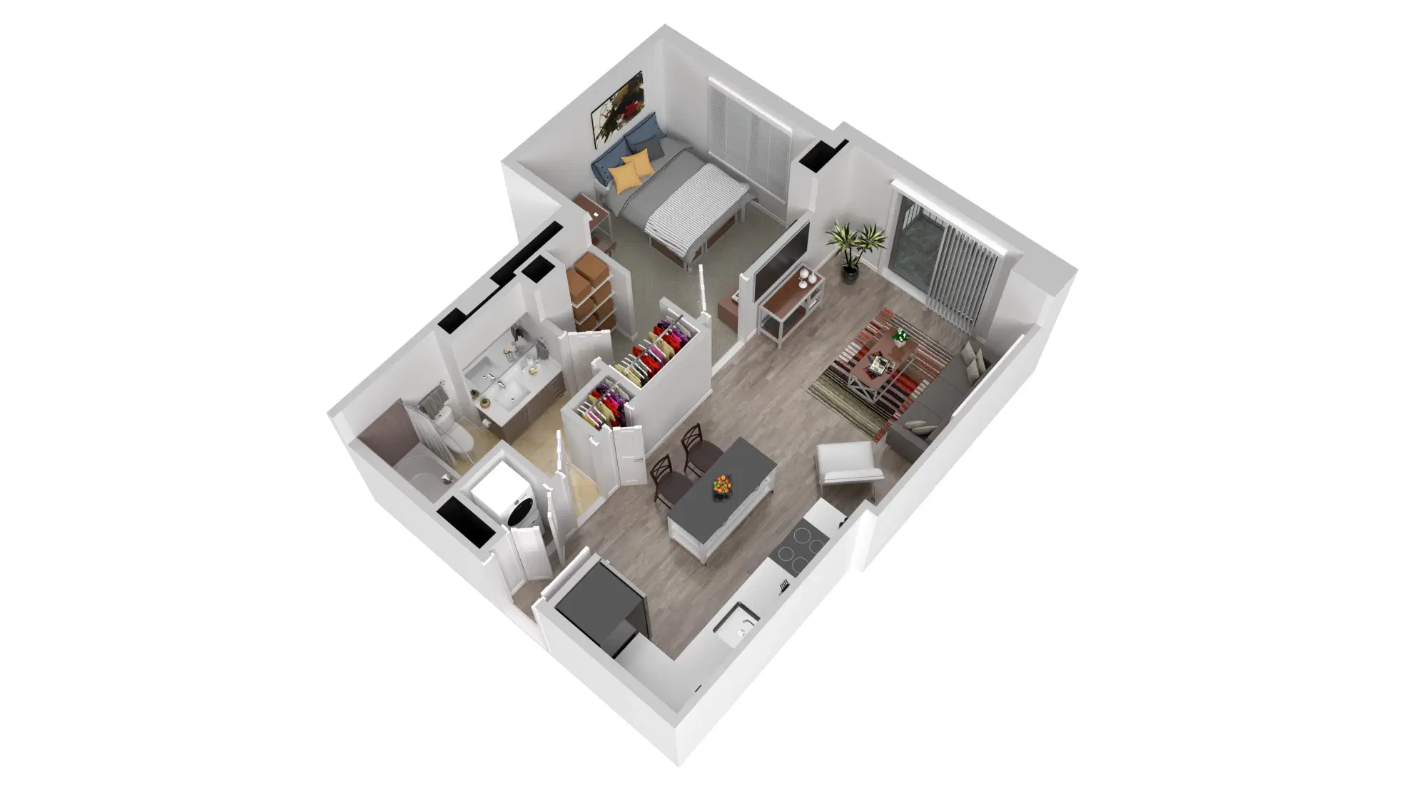 Haven on K, Washington – 1 Bed 1 Bath | A3