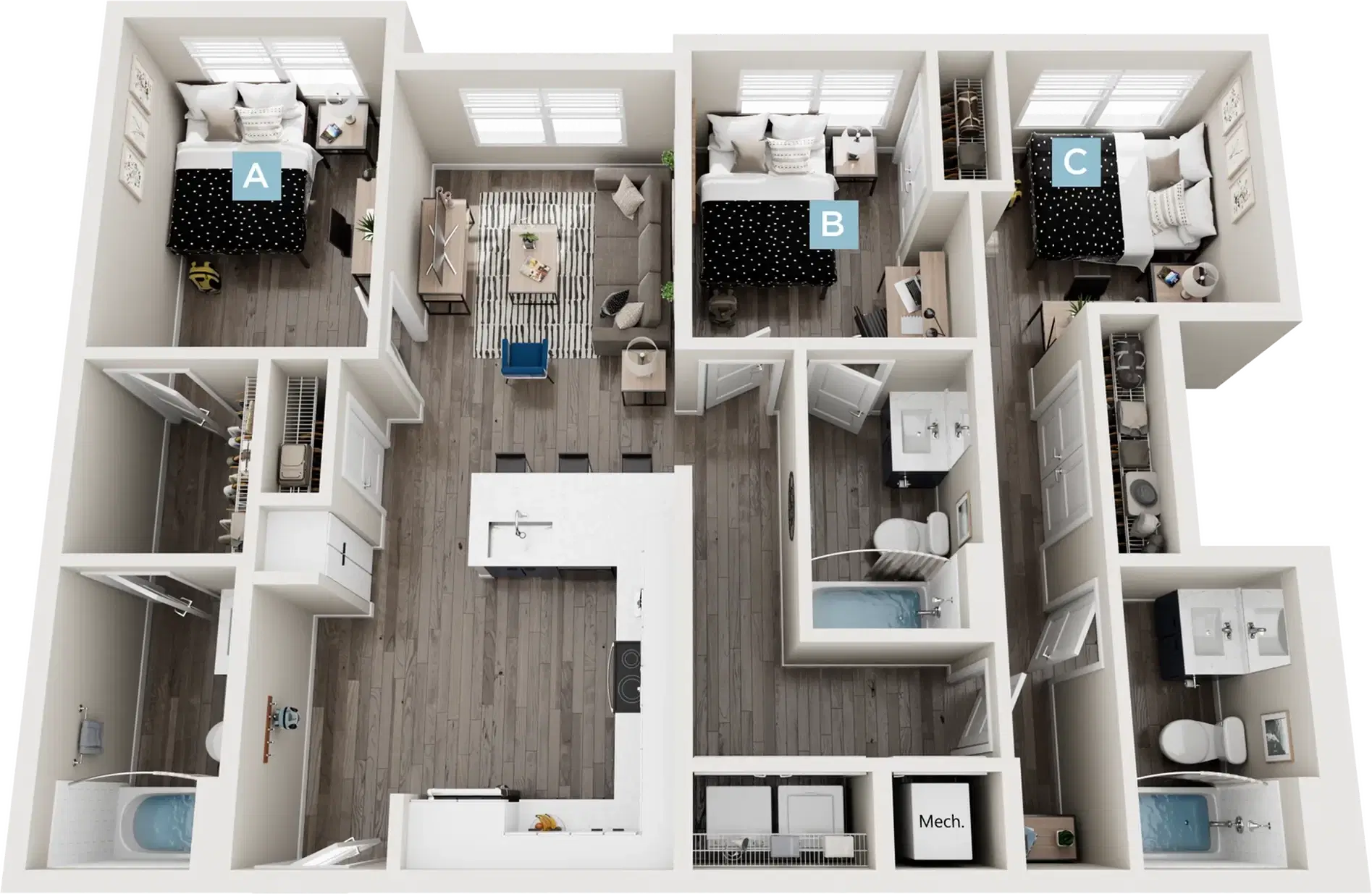 Standard Four Corners, Mansifeld – 3 Bed 3 Bath | Chestnut