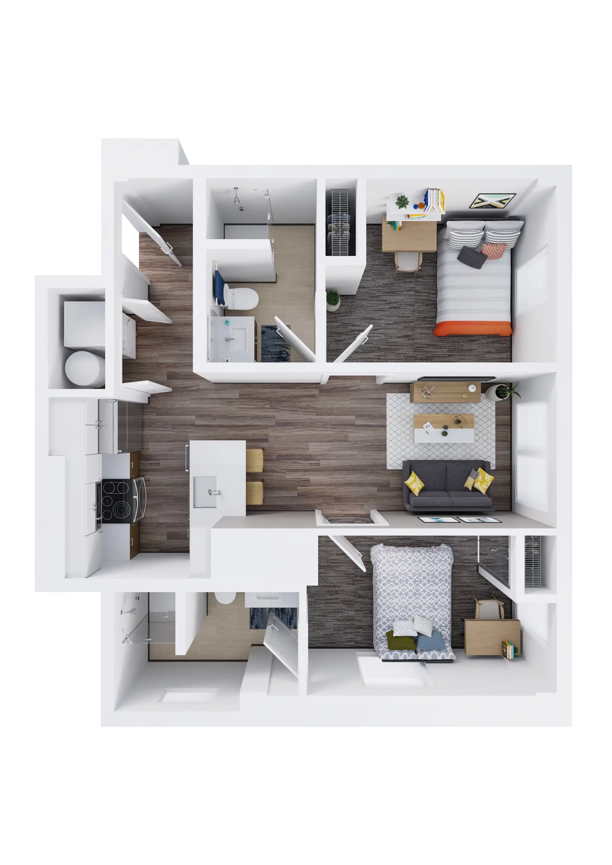 Rise on 9th, Columbia – 2 Bedroom / 2 Bathroom
