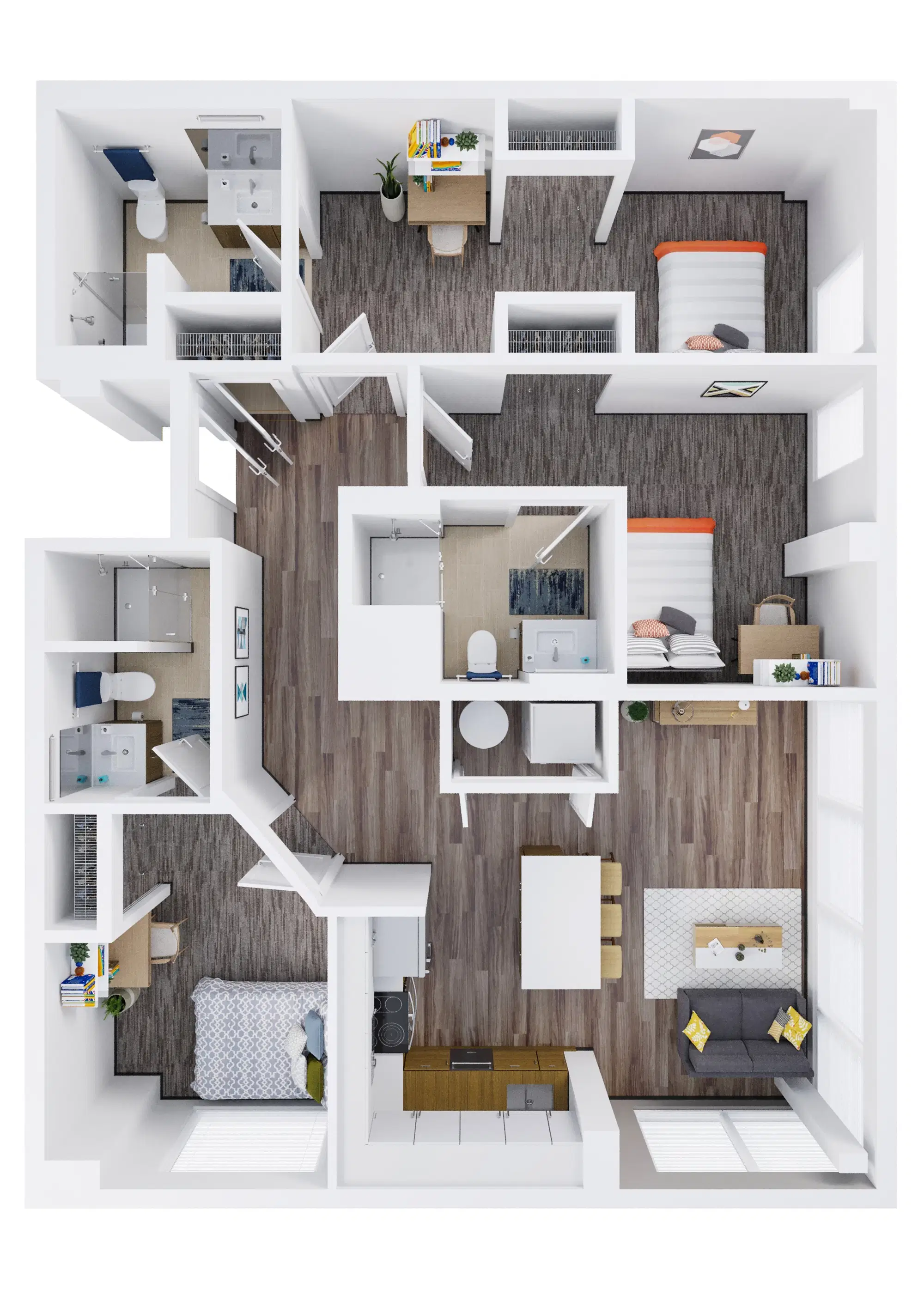 Rise on 9th, Columbia – 3 Bedroom / 3 Bathroom