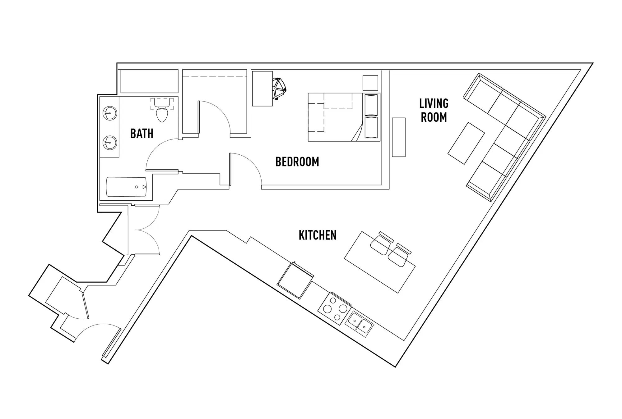 The Summit At University City, Philadelphia – Room in 1 Bed - 1 Bath Apartment B
