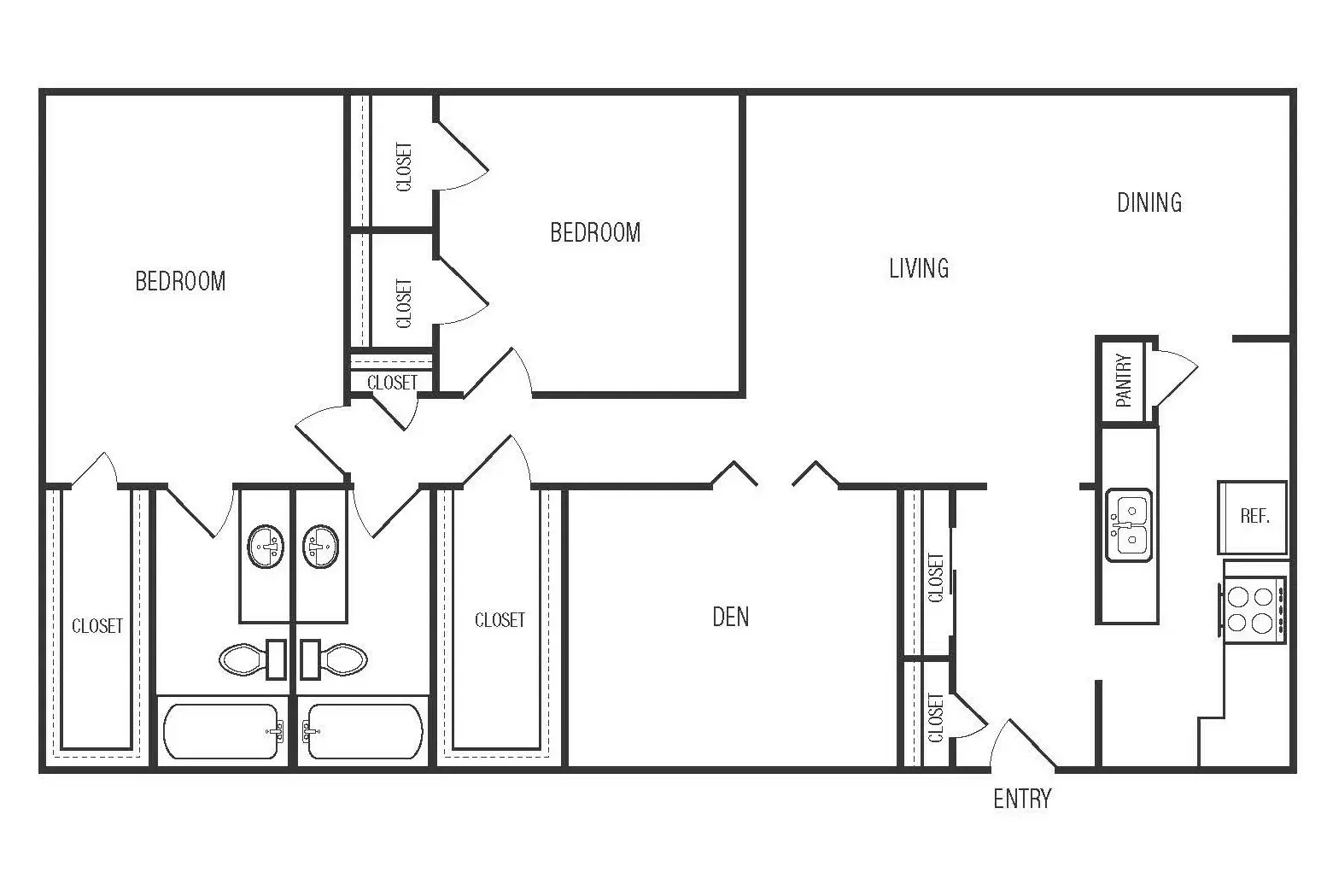 Weston Medical Center Apartments, Houston – 3 Bed 2 Bath
