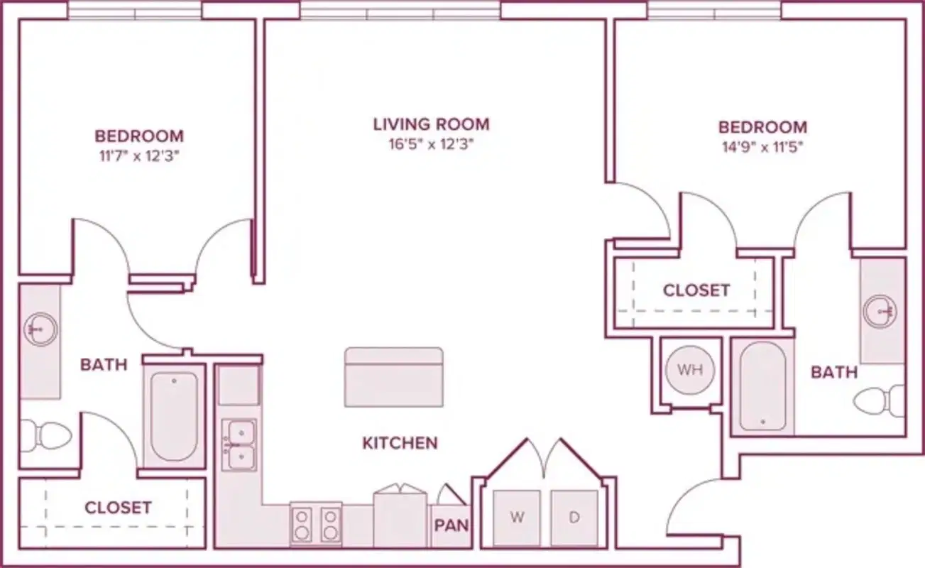 Modera by Millcreek, Georgetown – 2 Bed 2 Bath | B04
