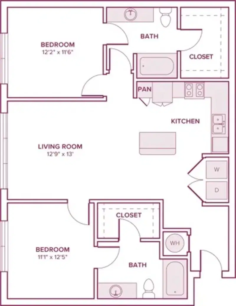 Modera by Millcreek, Georgetown – 2 Bed 2 Bath | B03