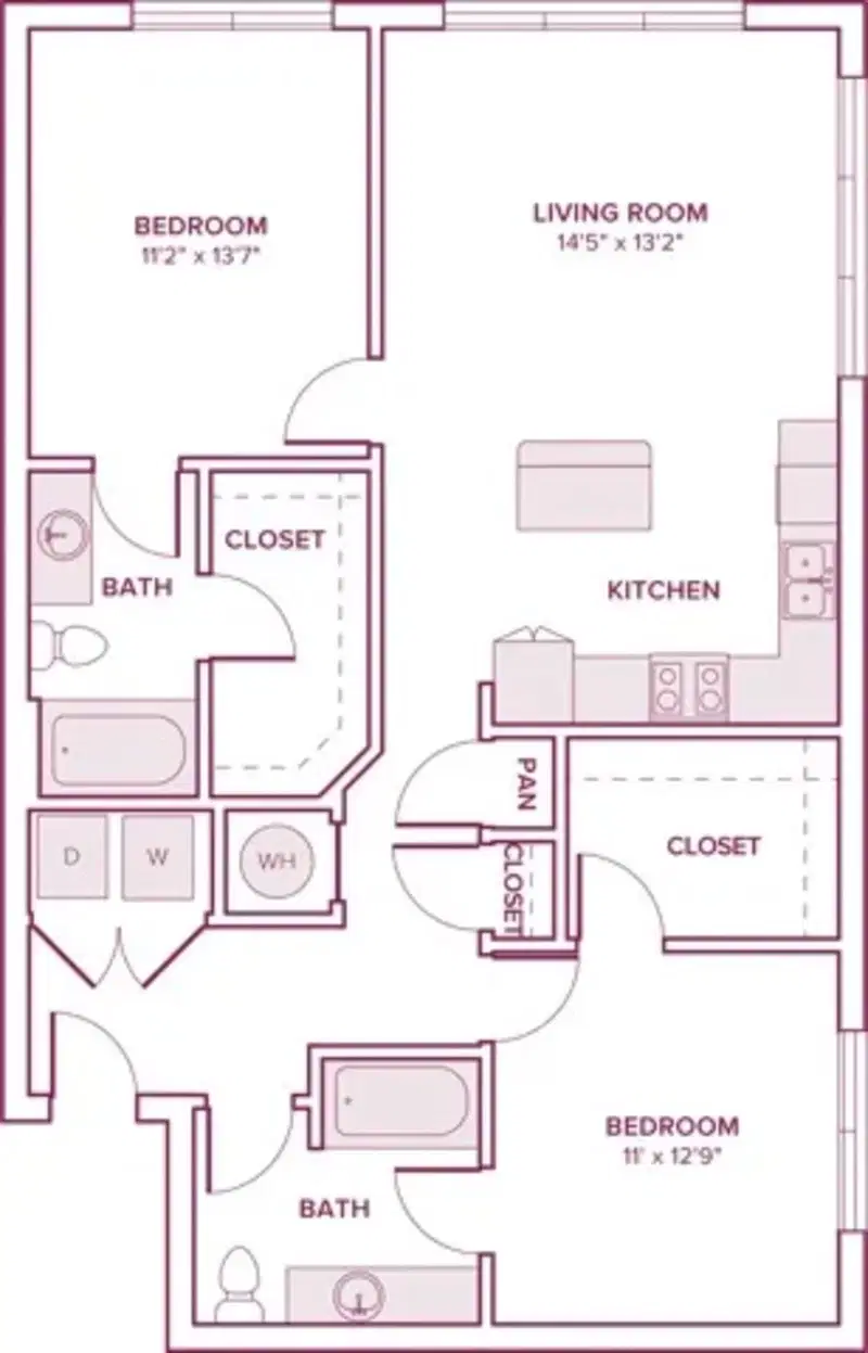 Modera by Millcreek, Georgetown – 2 Bed 2 Bath | B01