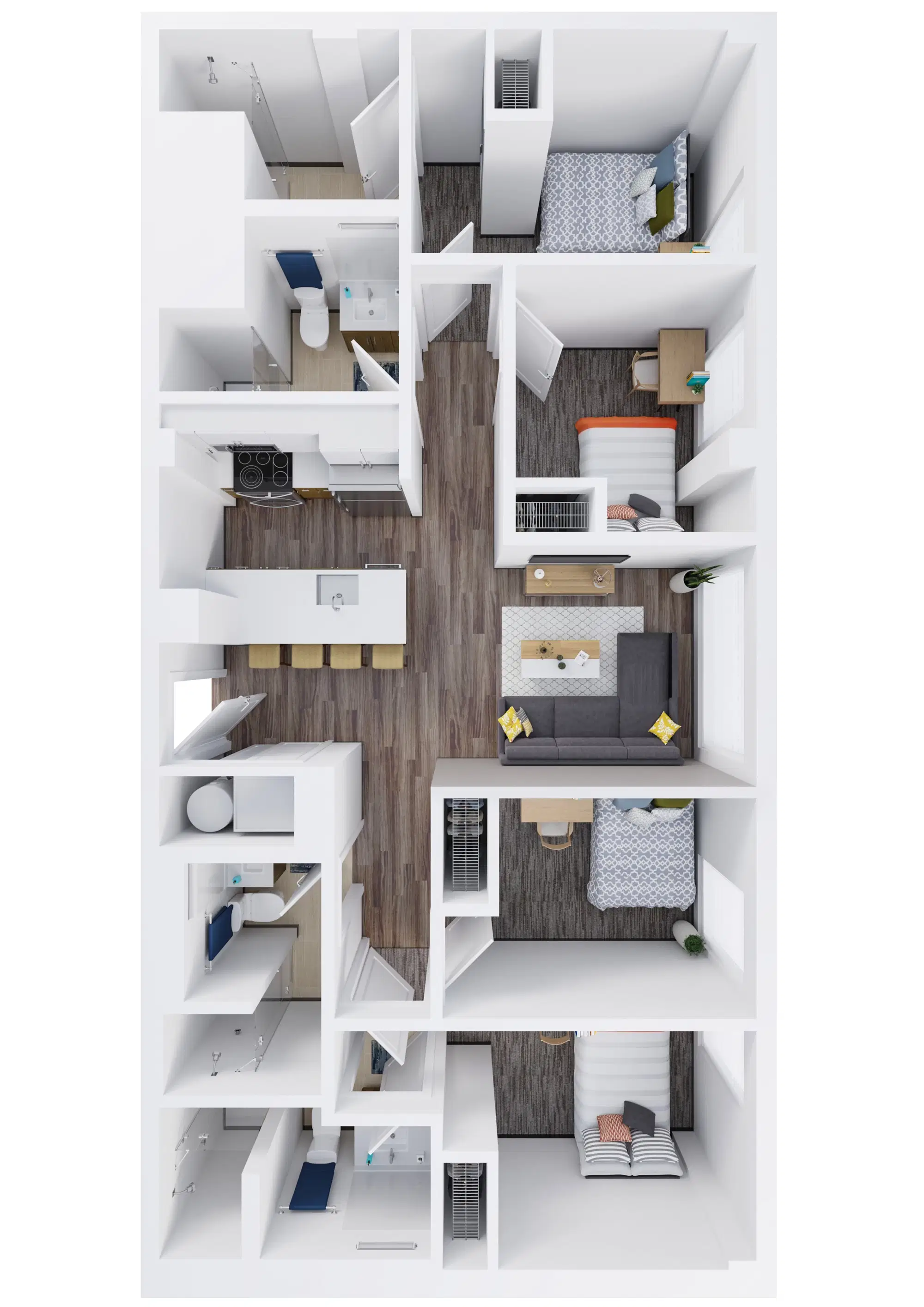 Rise on 9th, Columbia – 4 Bedroom / 4 Bathroom