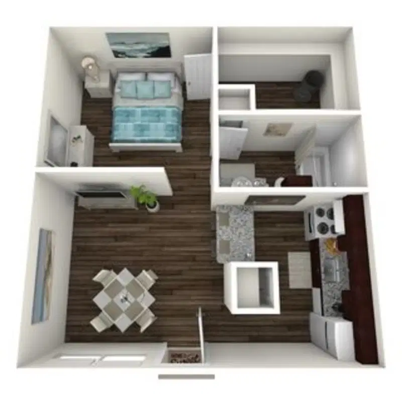 The Arts Apartments at Jefferson Heights, Baton Rouge – Studio B